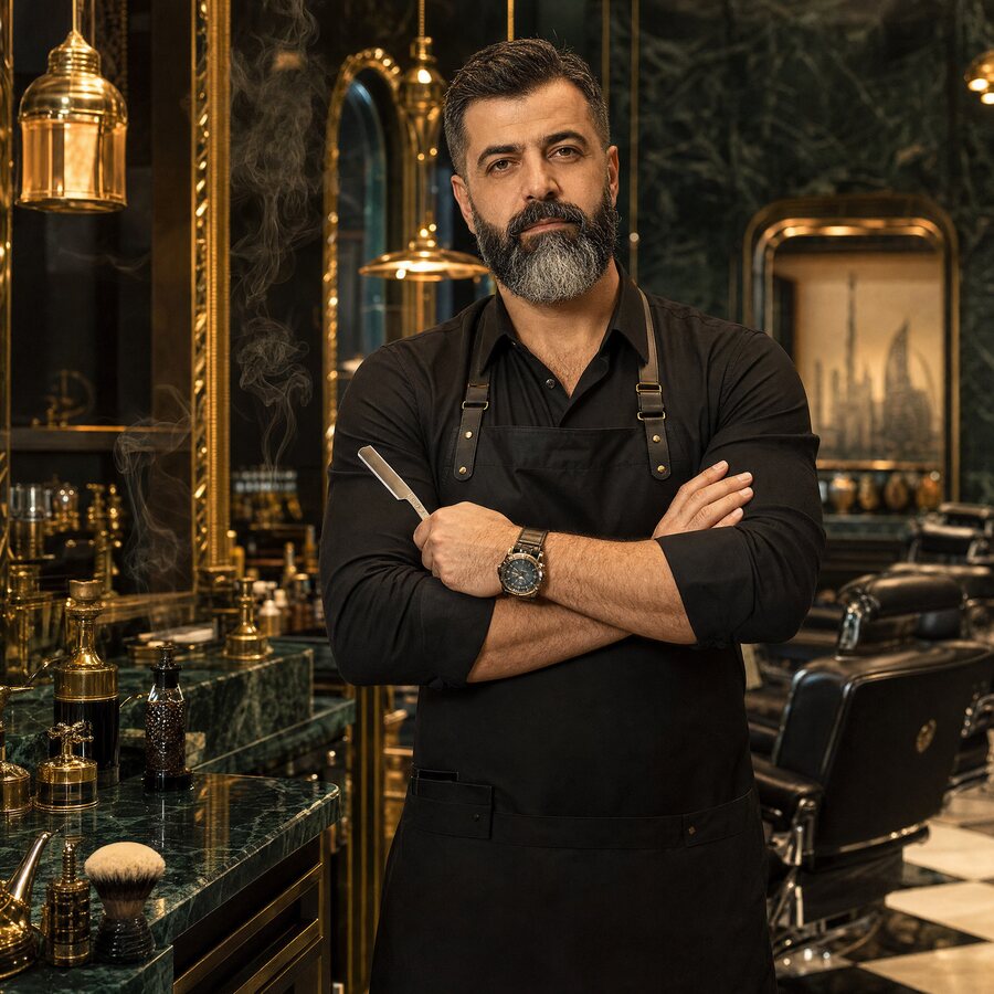 Elias, master barber