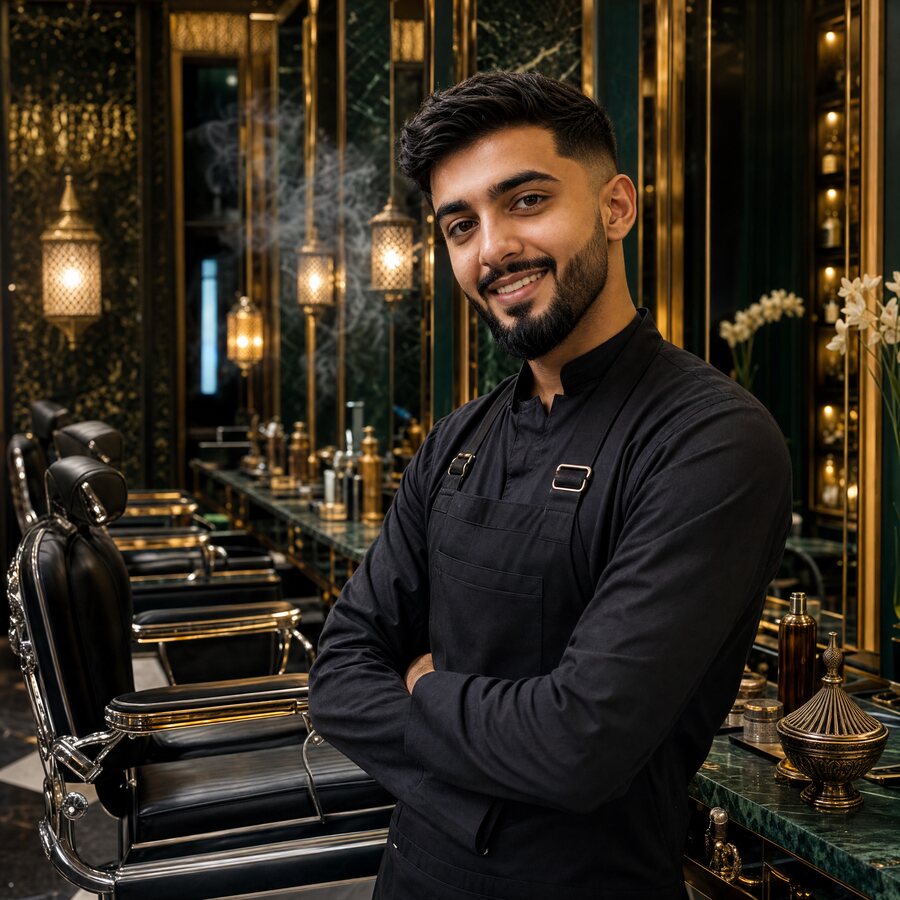 Saeed, barber