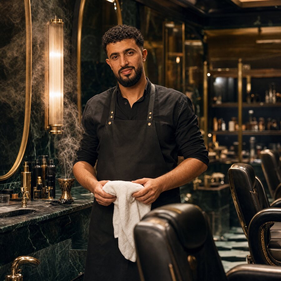 Youssef, barber